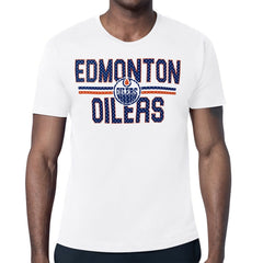 NHL Edmonton Oilers Starter Mesh Look Team Name T-Shirt