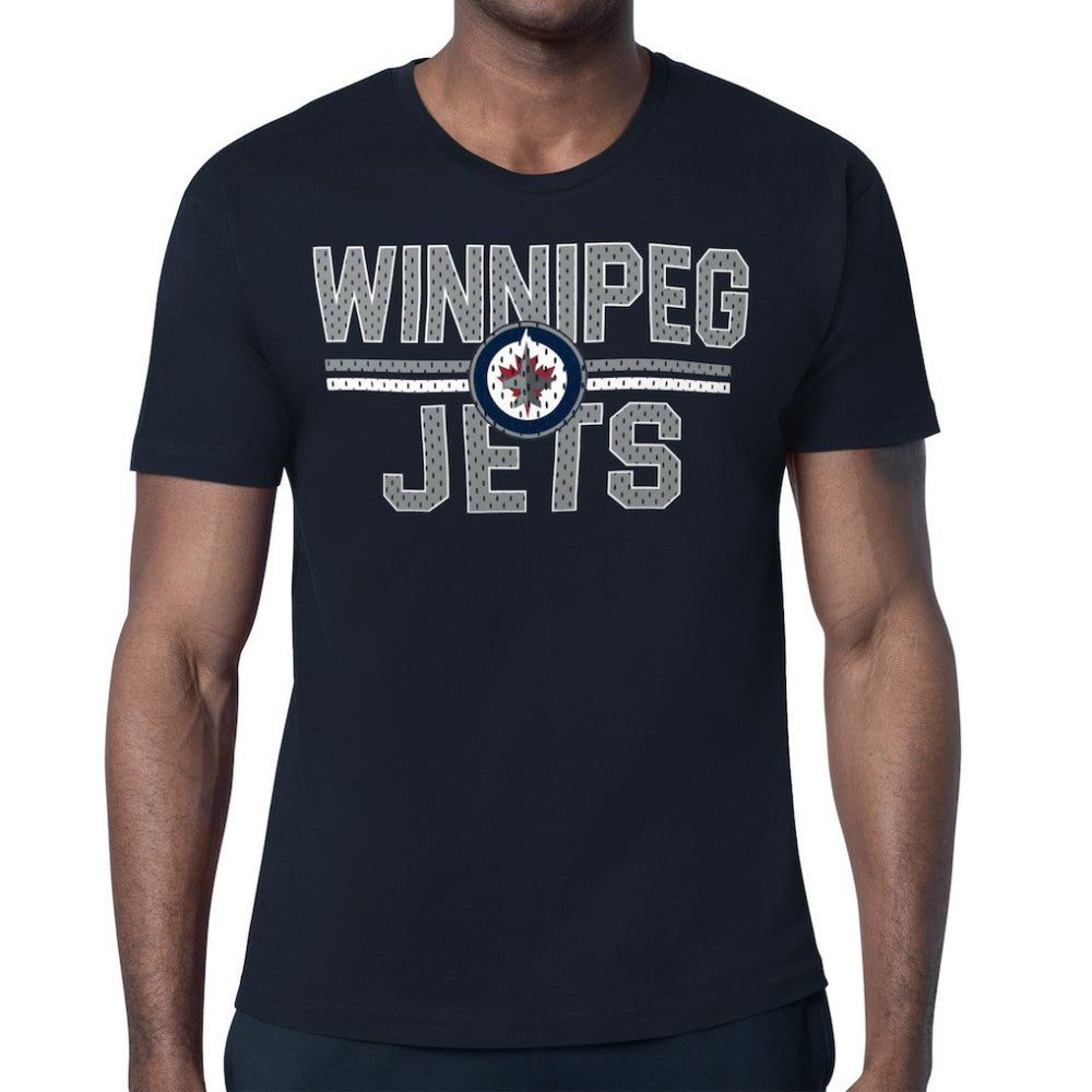 NHL Winnipeg Jets Starter Mesh Look Team Name T-Shirt