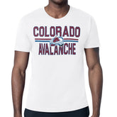 NHL Colorado Avalanche Starter Mesh Look Team Name T-Shirt