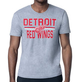 NHL Detroit Red Wings Starter Mesh Look Team Name T-Shirt