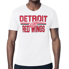 NHL Detroit Red Wings Starter Mesh Look Team Name T-Shirt