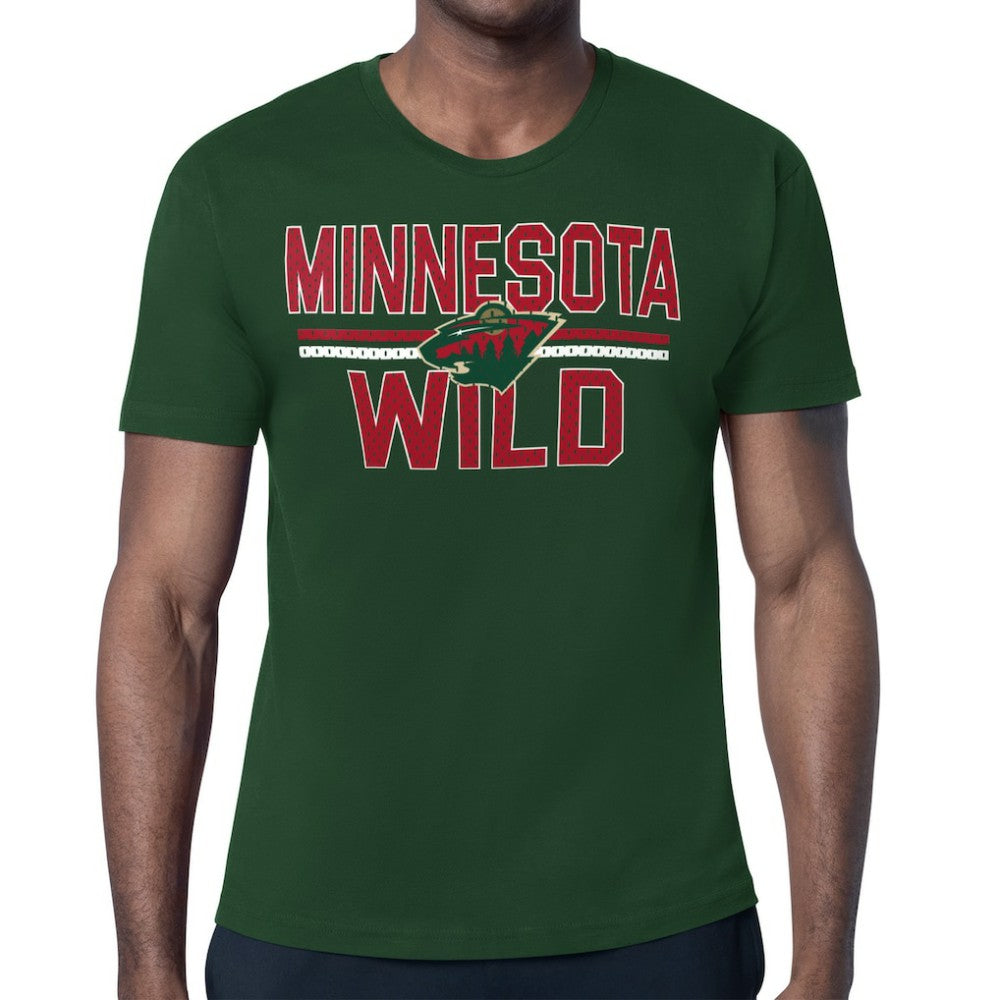 NHL Minnesota Wild Starter Mesh Look Team Name T-Shirt