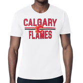 NHL Calgary Flames Starter Mesh Look Team Name T-Shirt