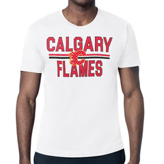 NHL Calgary Flames Starter Mesh Look Team Name T-Shirt