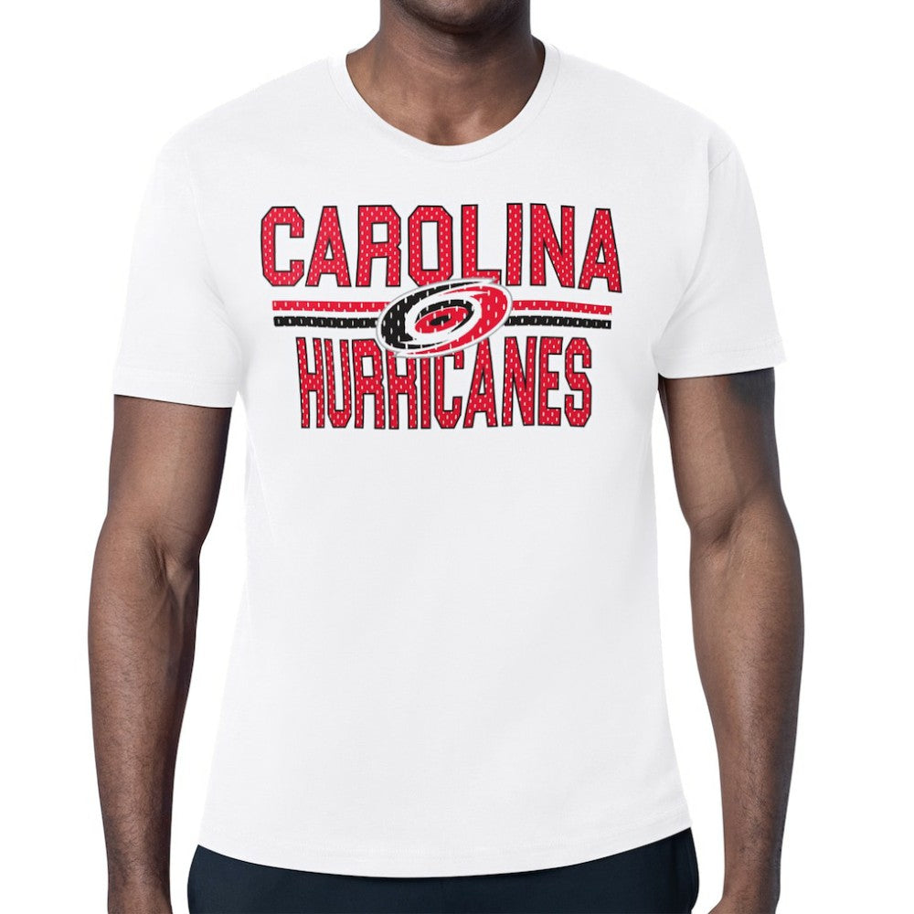 NHL Carolina Hurricanes Starter Mesh Look Team Name T-Shirt
