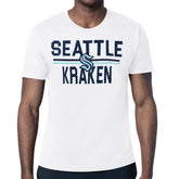 NHL Seattle Kraken Starter Mesh Look Team Name T-Shirt