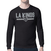 NHL Los Angeles Kings Starter Mesh Look Team Name Long Sleeve T-Shirt