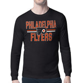 NHL Philadelphia Flyers Starter Mesh Look Team Name Long Sleeve T-Shirt