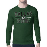NHL Dallas Stars Starter Mesh Look Team Name Long Sleeve T-Shirt