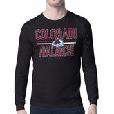 NHL Colorado Avalanche Starter Mesh Look Team Name Long Sleeve T-Shirt