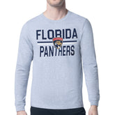 NHL Florida Panthers Starter Mesh Look Team Name Logo Long Sleeve T-Shirt