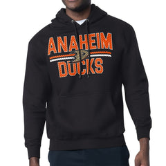 NHL Anaheim Ducks Starter Mesh Look Team Name Logo Tri-Blend Pullover Hoodie