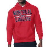 NHL Montreal Canadiens Starter Mesh Look Team Name Logo Tri-Blend Pullover Hoodie