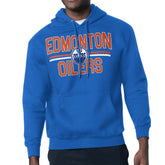 NHL Edmonton Oilers Starter Mesh Look Team Name Logo Tri-Blend Pullover Hoodie