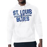 NHL St. Louis Blues Starter Mesh Look Team Name Logo Tri-Blend Pullover Hoodie