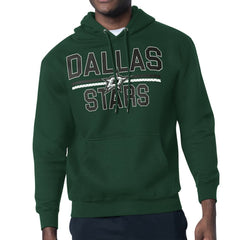 NHL Dallas Stars Starter Mesh Look Team Name Logo Tri-Blend Pullover Hoodie