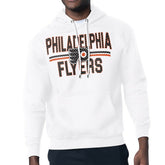 NHL Philadelphia Flyers Starter Mesh Look Team Name Logo Tri-Blend Pullover Hoodie