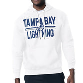 NHL Tampa Bay Lightning Starter Mesh Look Team Name Logo Tri-Blend Pullover Hoodie