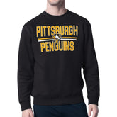 NHL Pittsburgh Penguins Starter Mesh Look Team Name Logo Pullover Sweatshirt