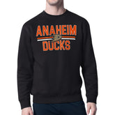 NHL Anaheim Ducks Starter Mesh Look Team Name Logo Pullover Sweatshirt