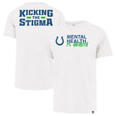 '47 Unisex Mental Health is Health Kicking the Stigma Franklin T-Shirt - Indianapolis Colts T-shirts