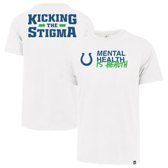 '47 Unisex Mental Health is Health Kicking the Stigma Franklin T-Shirt - Indianapolis Colts T-shirts