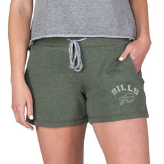 Concepts Sport Women's Mainstream French Terry Tri-Blend Shorts - Buffalo Bills Shorts