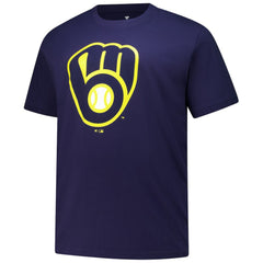 Navy Christian Yelich Milwaukee Brewers Fanatics Big & Tall Name & Number T-Shirt