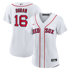 White Jarren Duran Boston Red Sox Nike Women's Replica Player Jersey