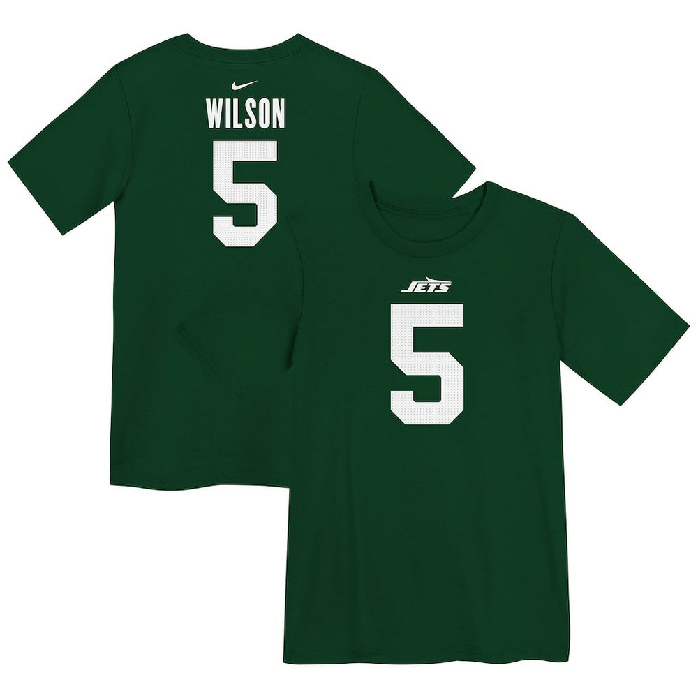 Garrett Wilson Preschool Player Name & Number T-Shirt - New York Jets T-shirts