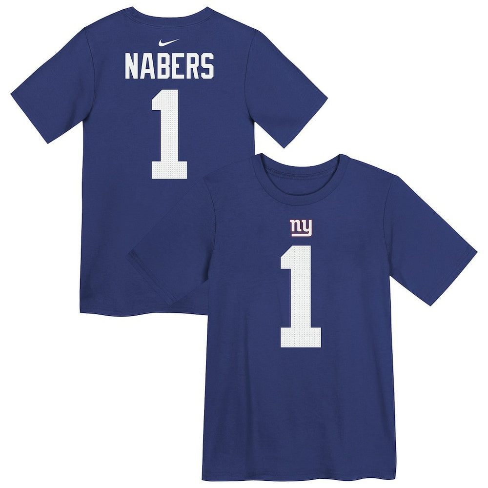 Malik Nabers Preschool Name & Number T-Shirt - New York Giants T-shirts