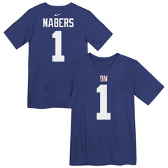 Malik Nabers Preschool Name & Number T-Shirt - New York Giants T-shirts
