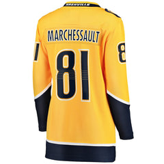 NHL Jonathan Marchessault Nashville Predators Fanatics Women's Breakaway Jersey