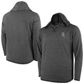 Black Colorado Rockies Butter Stripe Tri-Blend Long Sleeve Hoodie T-Shirt - Black