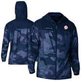 Navy New York Yankees Columbia Camo Flash Challenger Full-Zip Windbreaker Jacket