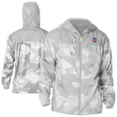 Gray Philadelphia Phillies Columbia Camo Flash Challenger Full-Zip Windbreaker Jacket
