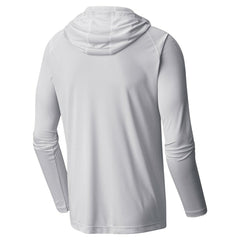 White Los Angeles Dodgers Columbia Omni-Wick Terminal Tackle Raglan Long Sleeve Hoodie T-Shirt