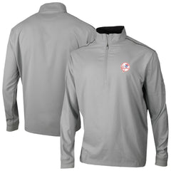 Gray New York Yankees Columbia Omni-Wick Bogey's Paradise Quarter-Zip Top