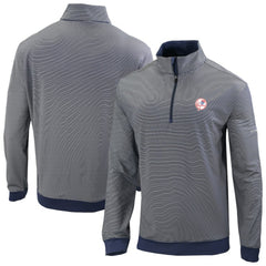 Navy New York Yankees Columbia Omni-Wick Even Lie Quarter-Zip Pullover Top