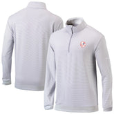 Gray New York Yankees Columbia Omni-Wick Even Lie Quarter-Zip Pullover Top