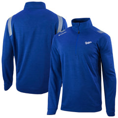 Royal Los Angeles Dodgers Columbia Oakland Downs Omni-Wick Quarter-Zip Top