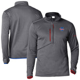 Red Philadelphia Phillies Columbia Park View Omni-Wick Half-Zip Top