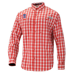 Red Philadelphia Phillies Columbia Super Slack Tide Omni-Wick Button-Up Shirt