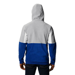 Royal Los Angeles Dodgers Columbia Lodge Fleece Quarter-Zip Hoodie