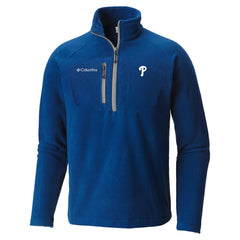 Royal Philadelphia Phillies Columbia Fast Trek III Half-Zip Fleece Pullover