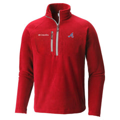 Red Atlanta Braves Columbia Fast Trek III Half-Zip Fleece Pullover