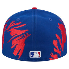 Royal/Red Chicago Cubs New Era Retro Pattern 59FIFTY Fitted Hat