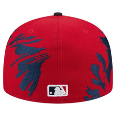 Red/Navy St. Louis Cardinals New Era Retro Pattern 59FIFTY Fitted Hat