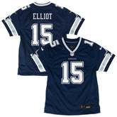 Ezekiel Elliott Youth Game Jersey - Dallas Cowboys Jerseys