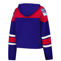 NHL New York Rangers '47 Women's Cropped Superior Lacer Pullover Hoodie